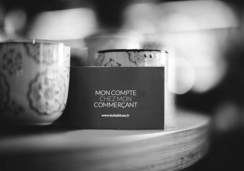 carte fidélité d'un commerçant