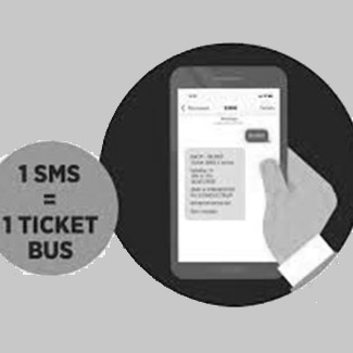 1 sms = un ticket de bus